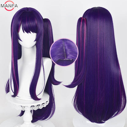 Perucas de Cosplay de Alta Qualidade Arima Kana Hoshino Akuamarin Hoshino Rubii Hoshino Ai, Fibra Resistente ao Calor, Perucas de Anime de Cosplay
