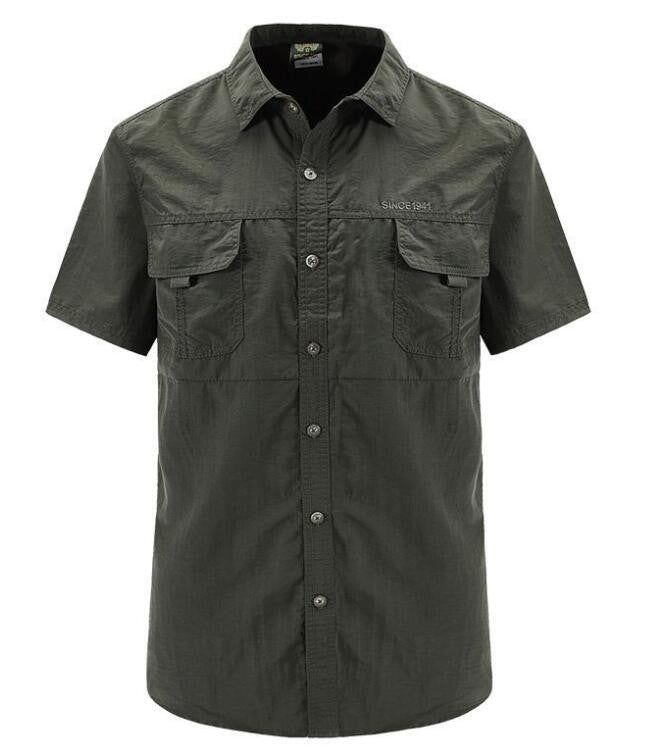 Mens Military Shirt ,Work Cargo Shirts ?Tactical Breathable Quick-Drying Tops