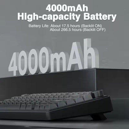 Teclado Mecânico Gamer AULA F75 RGB Layout 75% Gravação Lateral Gasket Mounted Personalizado 80 Teclas Keycaps PBT Teclado Sem Fio