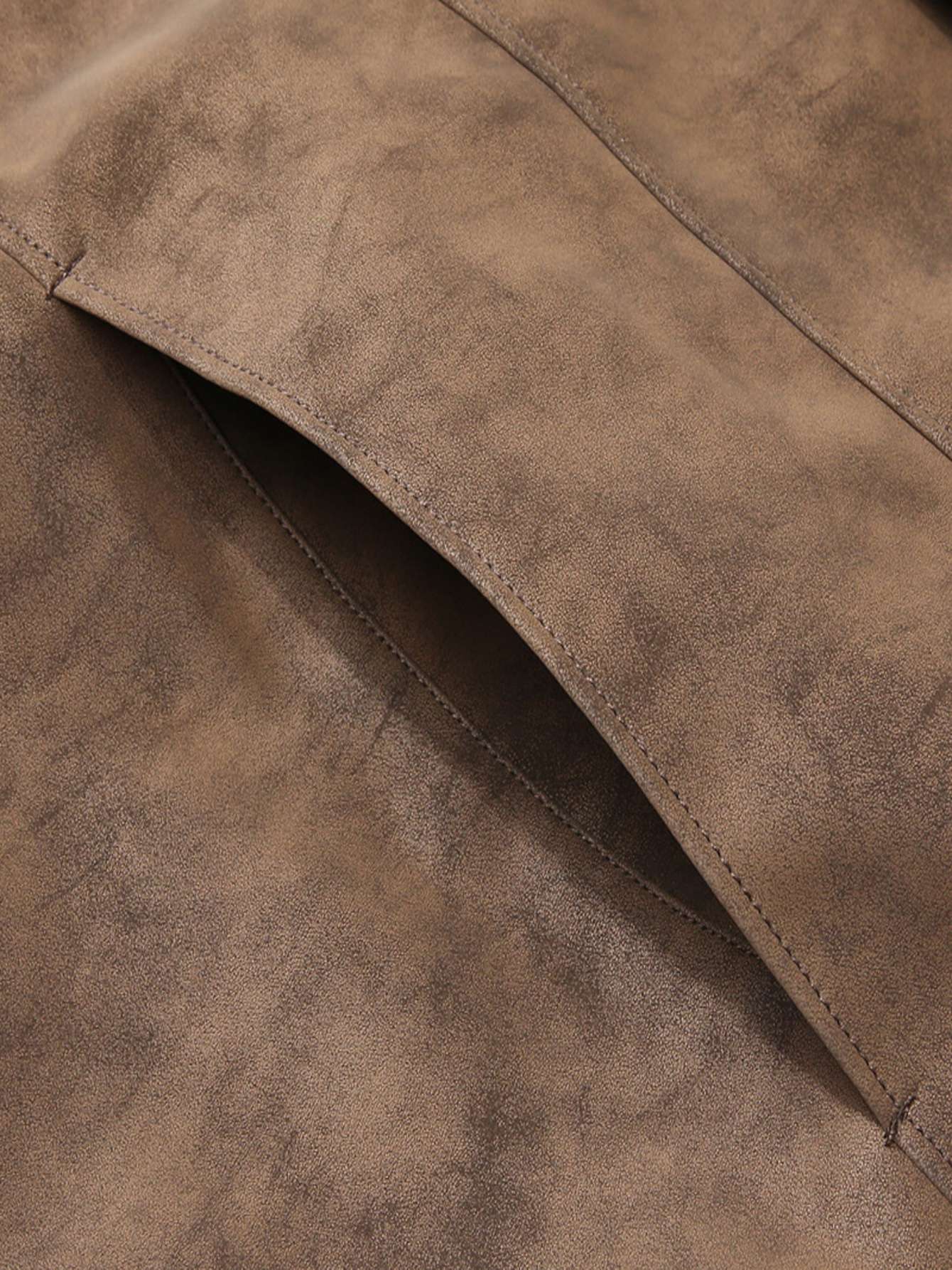 Men'S Motorcycle Jacket - Windproof Thermal Zip-Up Biker Coat with Stand Collar, Full-Zip Closure, Front Pockets - Lightweight N