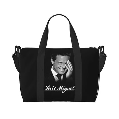 El Sol De Mexico Luis Miguel Beach Travel Bag Large Capacity Tote Bags for Gym Sport Women Shopping Duffle Shoulder Bag