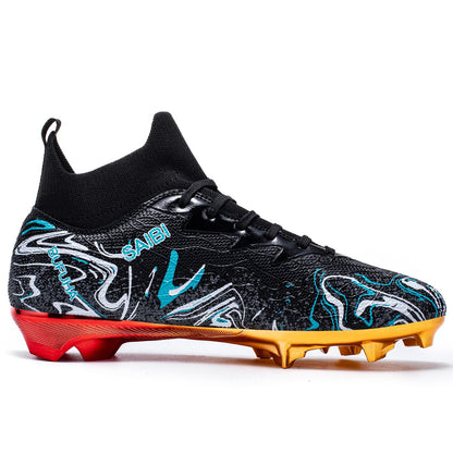 Premium Football Boots Feature Gold Plated Metal SG Studs For Professional Training and Competition Unisex Soccer Cleats