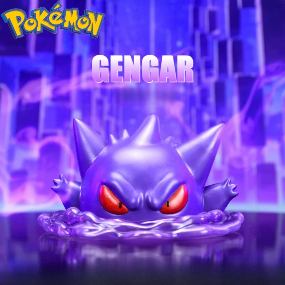 Figuras de Anime Pokémon de 6cm/2.4in Gengar Ímã de Geladeira Boneco de Ação Estátua de PVC Coleção Modelo Brinquedos Presentes