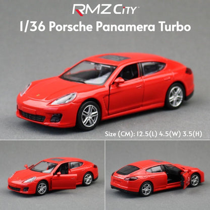 1/36 Porsche 911 GT3 918 Spyder Taycan Carro de Brinquedo de Corrida Modelo RMZ CiTY Metal Fundido Miniatura Coleção Presente Para Meninos Crianças