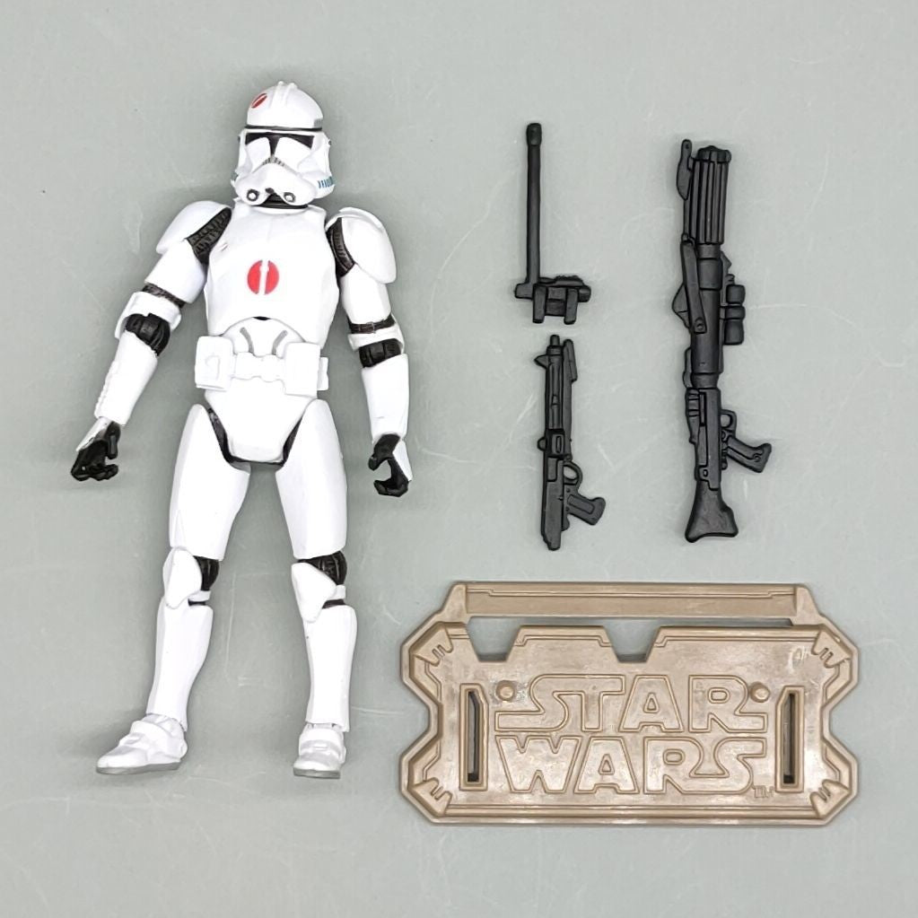 Lote de 3 Bonecos Soltos Star Wars Elite Force 501st 442nd Shadow Utapau Gree Shock Battalion Trooper 3.75" Coleção