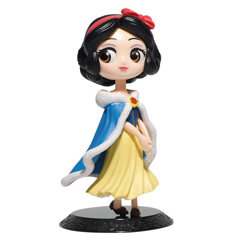 Disney Princesas Ariel Rapunzel Cinderela Sereia Anna Elsa Bela Sofia Branca de Neve Mulan A Pequena Sereia Bonecos Brinquedos Presente Infantil