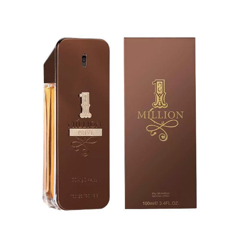 Golden Million Gold ,Perfume  Fragrance Cologne Fresh Men's Woody Brick Extrait - Men's Long-Lasting 100ml  Perfume Pray