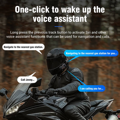 Fone de ouvido Bluetooth 6.0 para capacete com intercomunicação, comunicação em grupo, à prova d'água, para múltiplos passageiros, lançamento 2025 - Novo C2