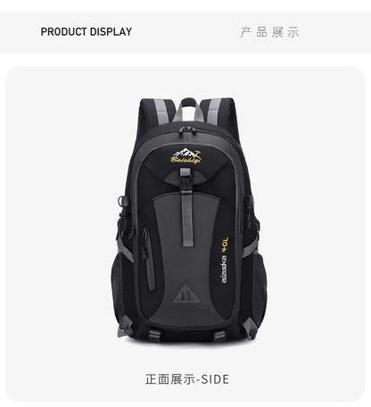 2025 Unisex sport travel backpack large-capacity nylon lightweight outdoor hiking backpack for men and women student schoolbag