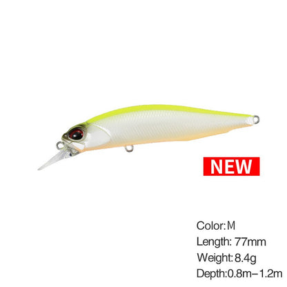 Isca de Pesca Minnow Wobbler Rozante 77SP 77mm 63mm Arremesso Longo Suspenso Isca de Nado Jerkbait Isca Artificial para Culter Alburnus
