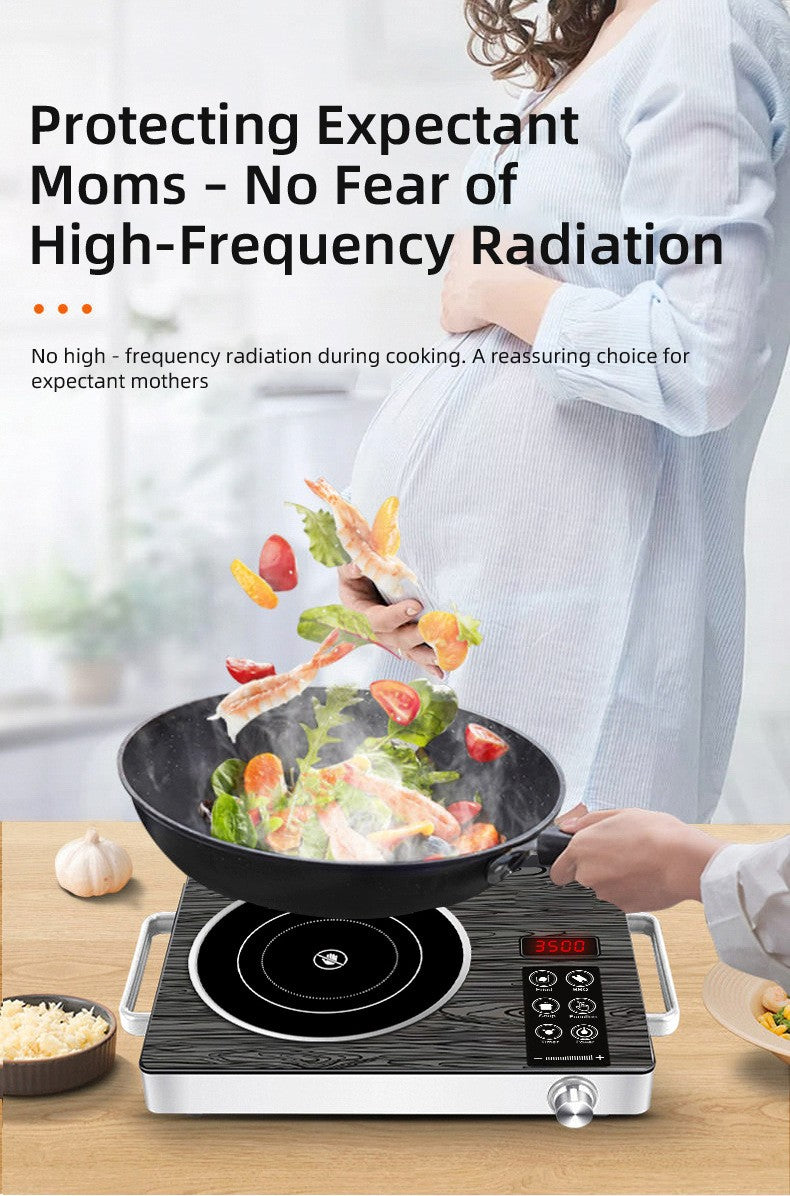 3500W High-Power Electric Ceramic Stove Induction Cooker Multifunctional Household Electronic Kitchen Appliance