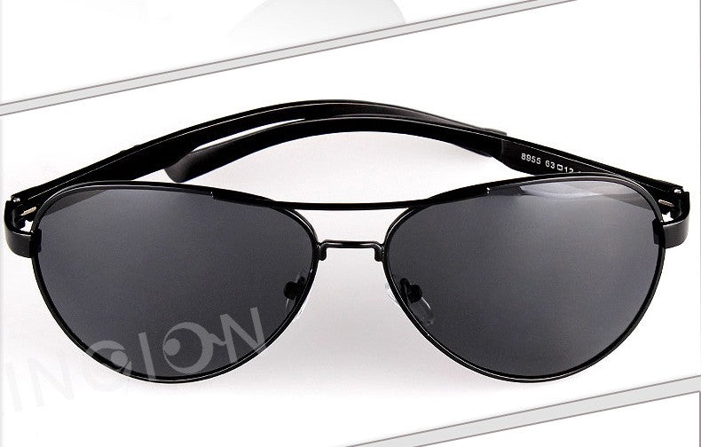 Classic Polarized Pilot Sunglasses For Male Driving Black Sun Glasses Men's Vintage Eyewear Gafas De Sol 8955