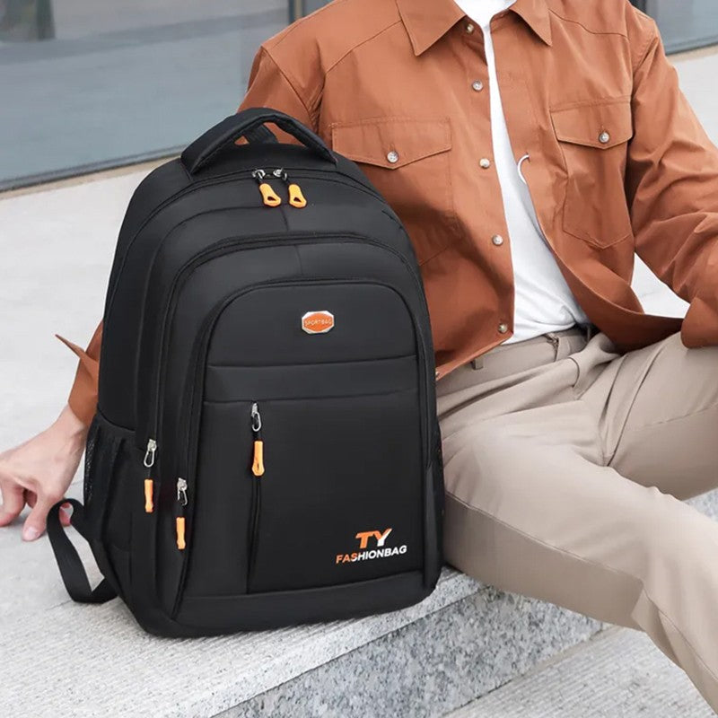 Mochila Masculina Feminina Leve Moderna Durável Casual de Ombro com Vários Bolsos para Uso Diário Escolar e em Viagens