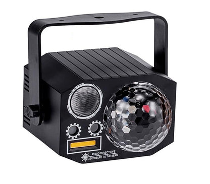 Dj Party Disco Ball Lights with Pattern and Sound Activated LED Stage Strobe Light Christmas Rave/Home Karaoke/Dance/Club Bar