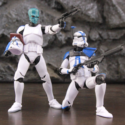 Star Wars 501st Legion ARF ARC Trooper Jesse Hardcase Commander Bane Denal Tup Dogma Boneco de Ação 6" Fase 2 Rex Team Clone Brinquedo