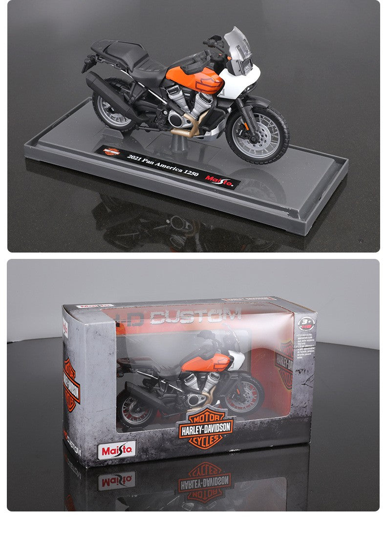 Maisto 1:18 Multiple styles Harley-Davidson Motorcycle 2021 Pan America 1250 Alloy Motorcycle Model Toy Car Collection