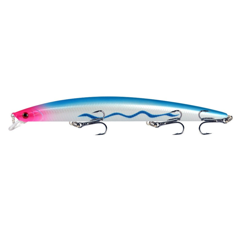 1pcs 18cm 24g Minnow Fishing Lure Laser Hard Artificial Bait Plastic Big Fake Fish Lures Sea Fishing Bait Crankbait Wobblers