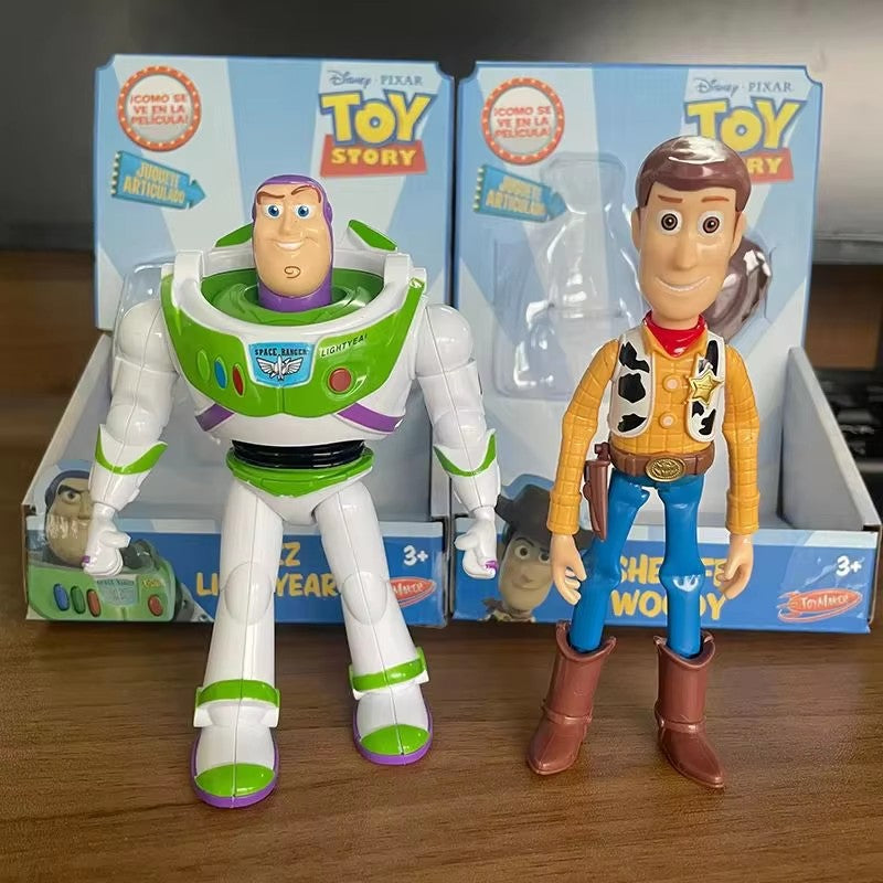 Novos Brinquedos Quentes Toy Story Buzz Lightyear Modelo Pixar Robô Boneco Boneca Figura de Ação Modelo de Brinquedo Para Crianças Presente de Aniversário Coleção de Brinquedos