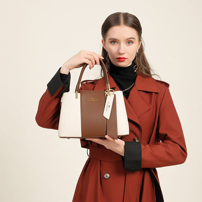 Luxury Handbag Fashion Print Large Capacity Soft Leather Women Shoulder Crossbody Bag Leisure Designer Ladies Purses and Handbag