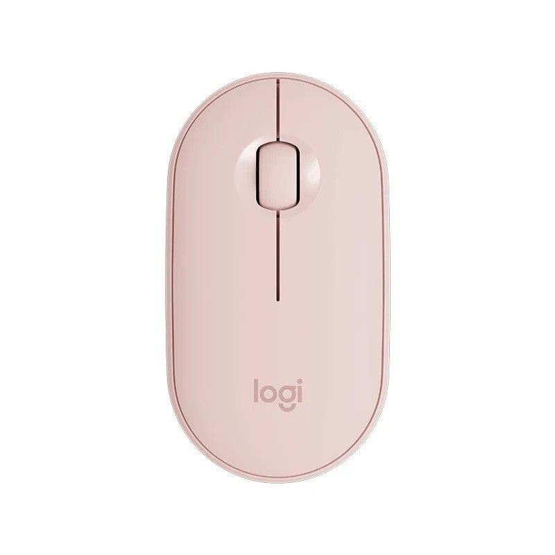 Mouse sem fio Bluetooth para notebook e tablet Logitech PEBBLE M350 Mouse leve e fino Mute Mini mouse de escritório