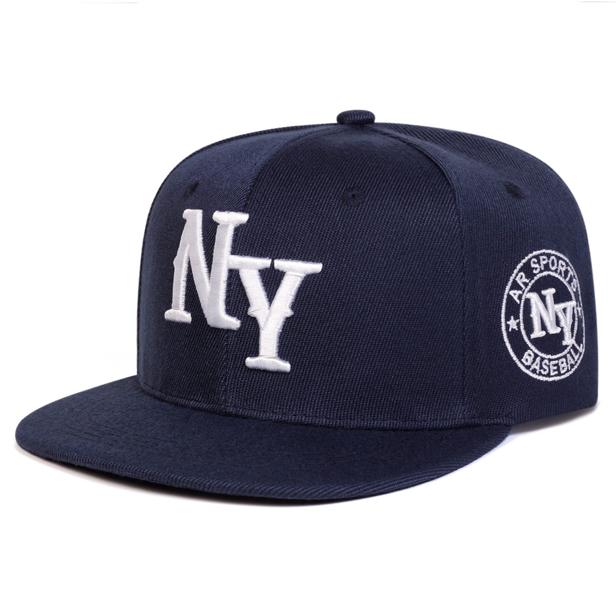 Bonés de beisebol casuais ajustáveis para primavera e outono, bonés unissex bordados com letras NY, estilo hip-hop, para uso ao ar livre, chapéu de proteção solar, boné esportivo