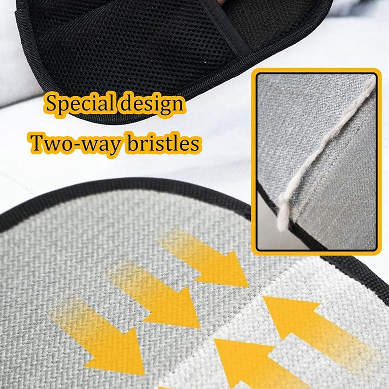 4Pcs Pet Static Hair Removal Gloves Reusable Washable Safe Remover Cat Hair Reusable Glove Carpet Removal Pet Fur Hair
