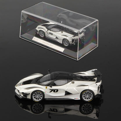 Bburago 1:43 Modelo de Carro de Corrida com Tampa Protetora contra Poeira Série Liga em Miniatura Diecast Brinquedo Estático de Corrida 499P 296 GT3 963 911 GT3 SC63 Fxxk