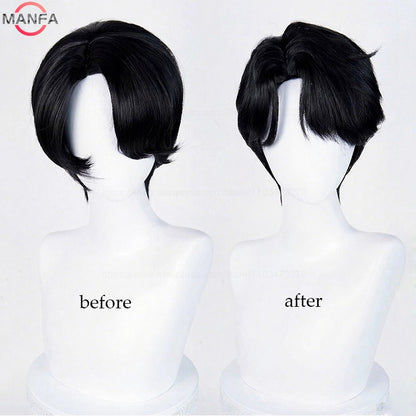 Current fashion trend music singer team role-playing wig Heat Resistant Synthetic Hair Anime Wigs +Wig Cap