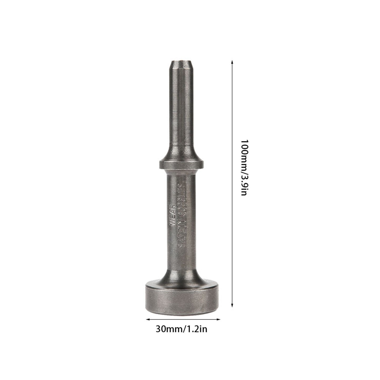 1pç Kit Bits para Martelo Pneumático de Alisamento Pontas Estendidas Ferramenta de Impacto Aço Cromo-Molibdênio
