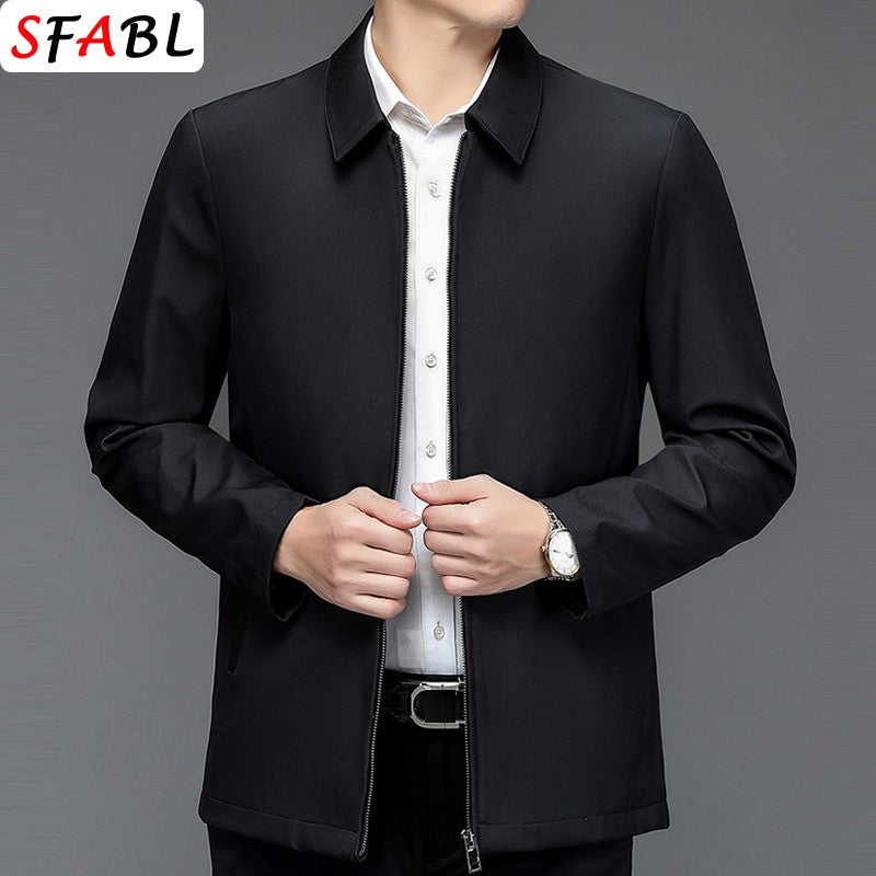 Loose Casual Business Men's Jacket Blazers for Men Formal Social Jacket Solid Color Luxury Office Dress Coat Spring Autumn New