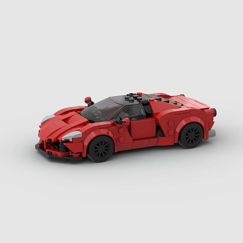MOC Carro Esportivo de Corrida Veículo Cidade Speed Racer Modelo Técnico Blocos de Construção Tijolos Supercarro F1 Brinquedos Infantis Presentes para Meninos NSX