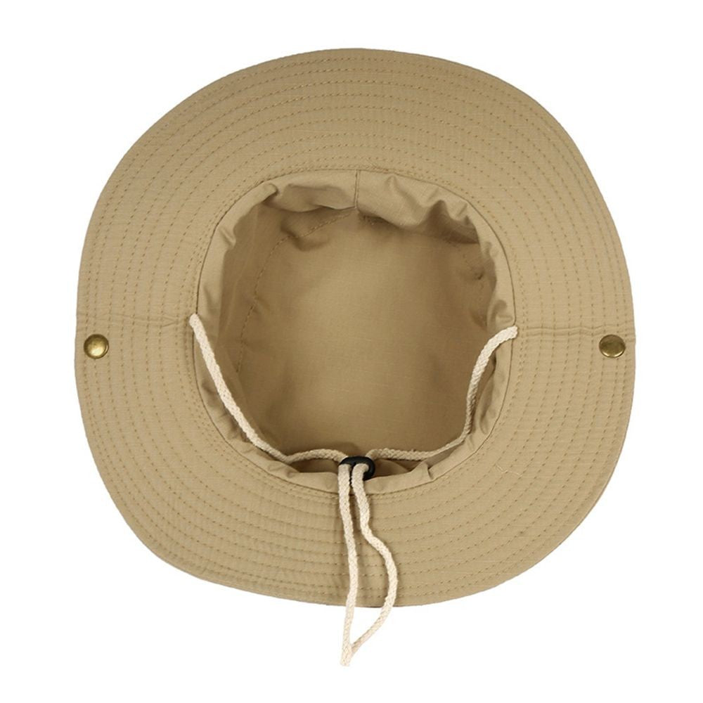 Men Fishing Wide Brim Neck Flap Cover Sun Bucket Hat Hiking Cap Summer Hiking Fisherman Caps