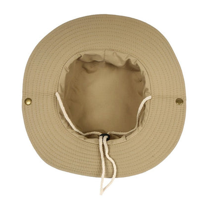 Men Fishing Wide Brim Neck Flap Cover Sun Bucket Hat Hiking Cap Summer Hiking Fisherman Caps