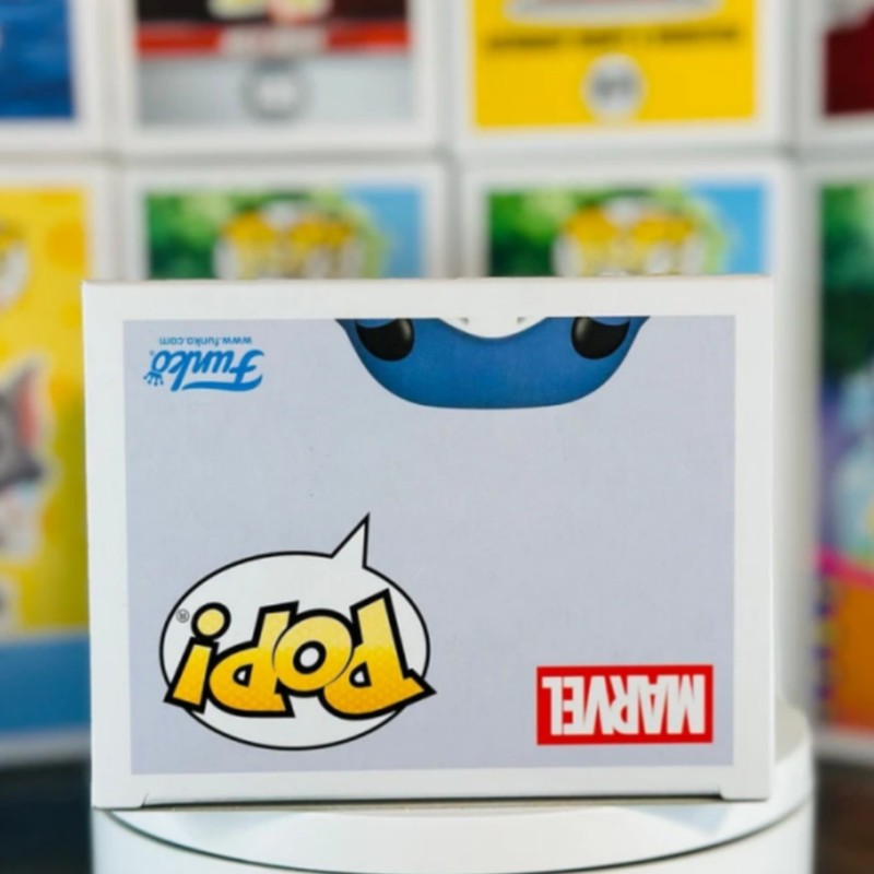 Boneco colecionável oficial e genuíno Funko Pop Marvel Rivals Jeff The Land Shark #1140, 3,2 polegadas, escultura em vinil