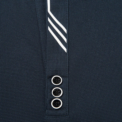 New Men's Business Casual Long Sleeved Shirt Solid Color Polo Shirt Fashionable Breathable Comfortable Versatile Top