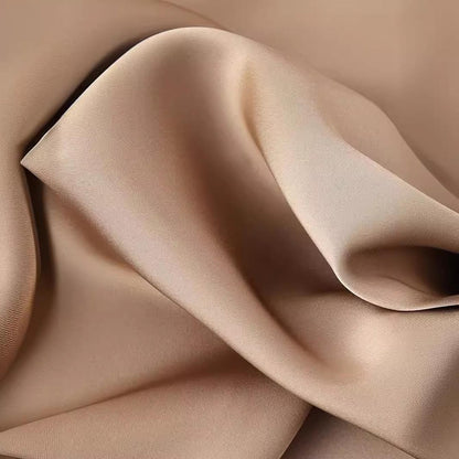 Fashion Satin Party Long Skirt High Waist Solid Color Casual Basic Women Skirts Fishtail Skirt Chic Summer Woman Clothing 2025