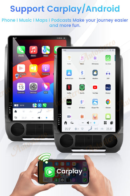 14.4 Inch Android 128G For Ford F150 F250 F350 2015-2021 Tesla Style Car GPS Navigation Multimedia Player Radio Tape Headunit HD
