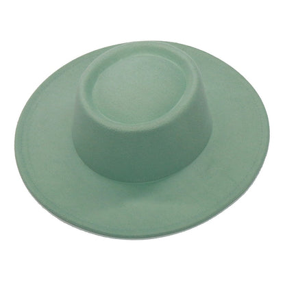 Chapéus Fedora Masculino Feminino Aba Larga 8.5CM Lã Feltro Chapéus Jazz Estilo Britânico 2023 Chapéu Panamá Formal Social