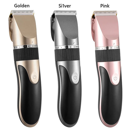 Professional Cordless Rechargeable Electric Hair Clipper - For Men, Adults & Kids, Barber-Grade Hair Trimmer & Cutter Machine