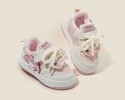 2025 Children's Casual Shoes Girls Comfortable Board Shoes Breathable Non Slip Running Shoes Sneakers