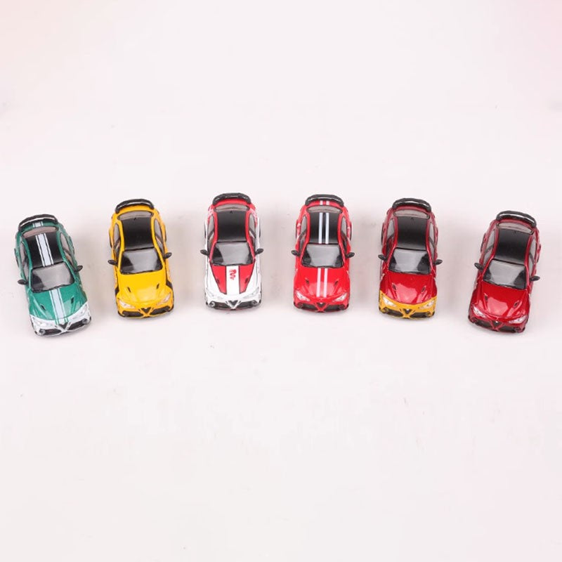 Diecast Original 1:64 Scale Alfa Romeo GTAm Miniature Simulation Alloy Car Model Collection Decoration Toy Gift Souvenir Display
