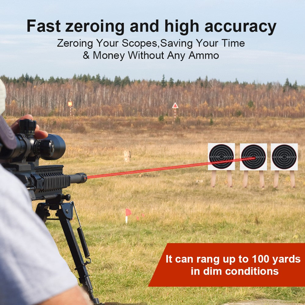 223REM Optics Cartucho Ponto Vermelho Laser Boresight Latão Calibrador Para Pistola Rifle Escopo Acessórios de Caça 6 Bater