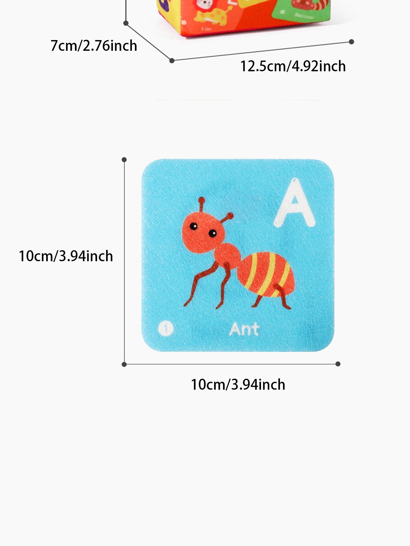 Baby object recognition cards, educational toys, early education and enlightenment