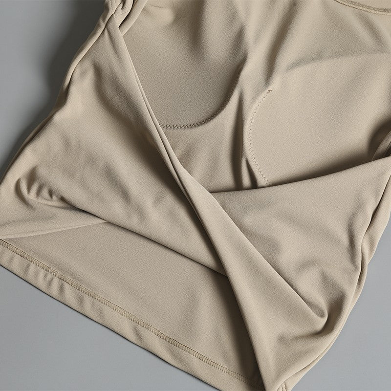 Yoga Suit Sports Top Women with Chest Pad Sexy Short-sleeved T-shirt Running Beauty Back Pilates Training Fitness Clothes Summer