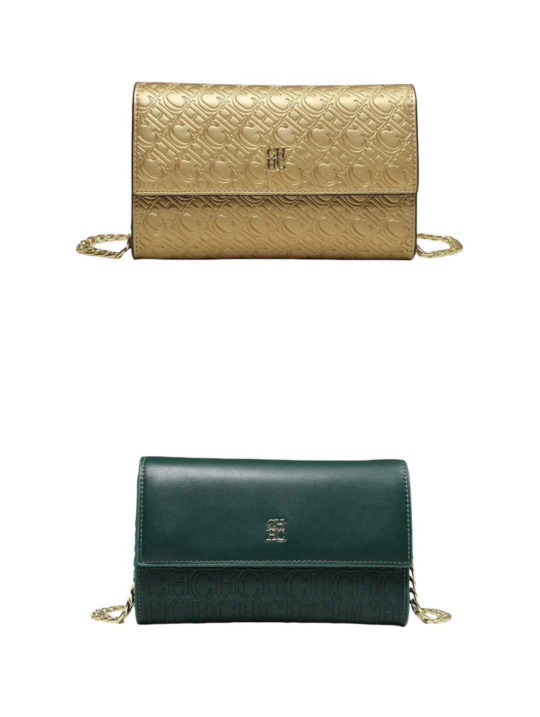 CH Exquisite Craftsmanship Women's Crossbody Bag Light Luxury Design Chain Bag Letter Elements Color Blocked Women's Chain Bag