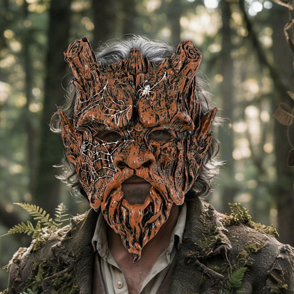 Tree Spirit Mask Scary Forest Spirit Mask Tree Ghost Halloween Cosplay Masquerade Carnival Costume Prop Bosgeest Masker