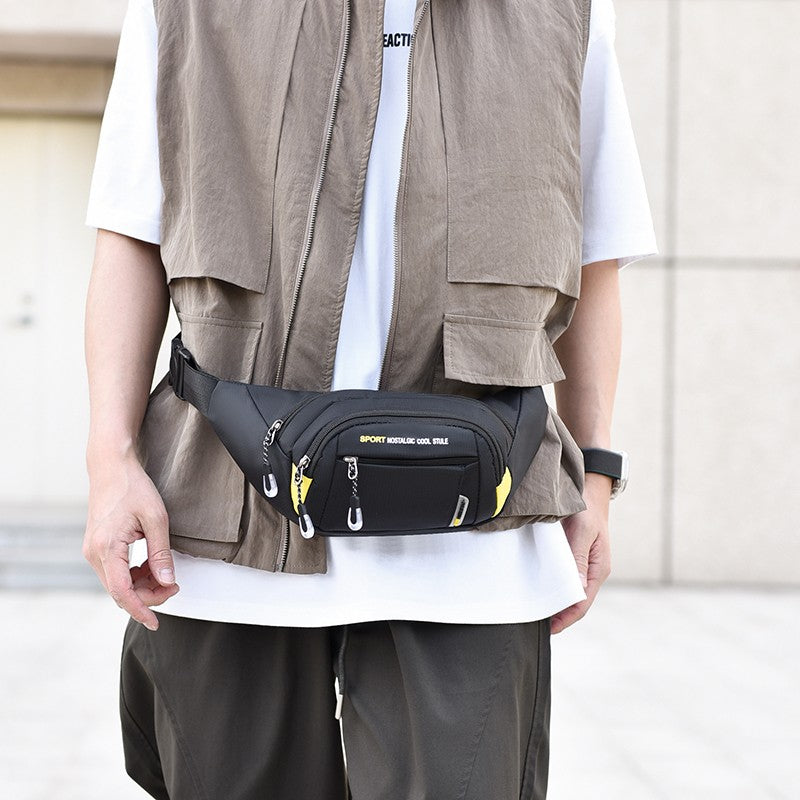 Unisex Mobile Waist Bag - Large Capacity, Water-Resistant, Durable for Work & Travel, Fashion Crossbody Pack Sports Bag