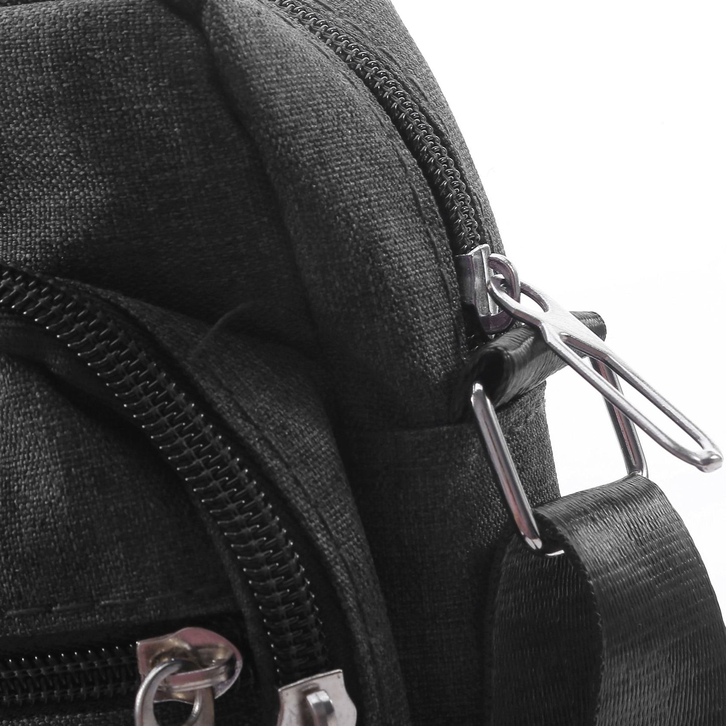 Men's Shoulder Bag Business Leisure Large Capacity Portable Handbag Zipper Multi Layer Waterproof Summer Male's Crossbody Bags