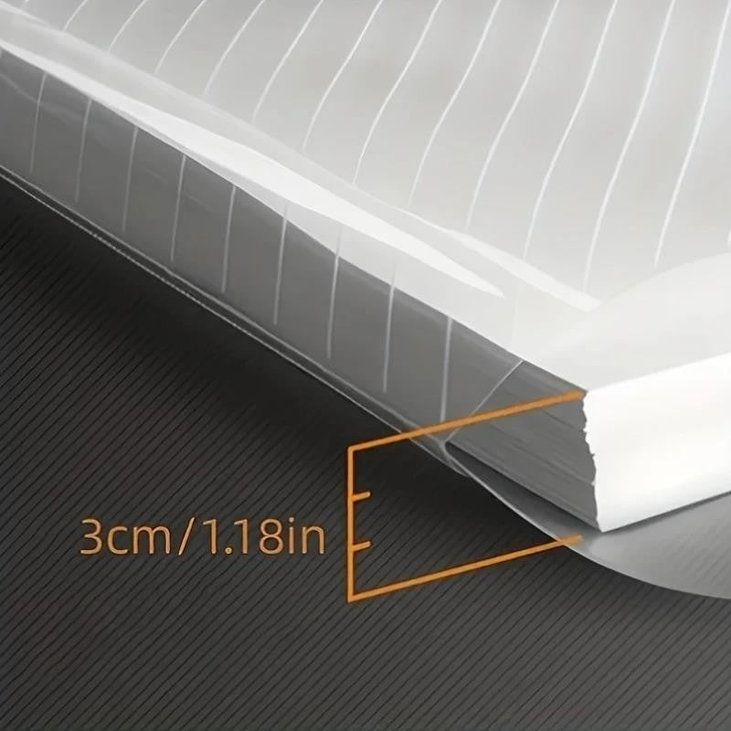 5/20pcs, A4 File Bag, Clear Plastic, Large Capacity And Snapshot Button, Perfect For School Office And Home