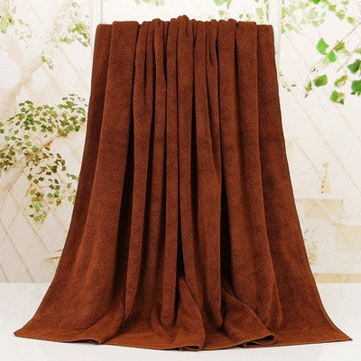 100X200cmMicrofiber Bath Towel ,  Extra Absorbent, Fast Drying, Multipurpose for Swimming, Fitness, Sports, Yoga, Grey